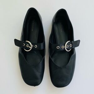 Reformation Bethany Ballet Flat in Black